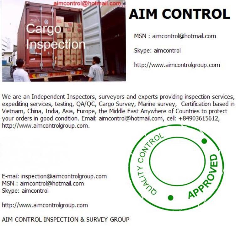Quality_Control_Project_verification_services_inspection_certification_AIM_Control