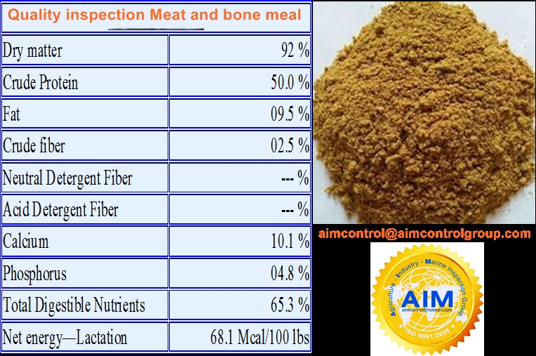 AIM_Quality_inspection_Meat_and_bone_meal
