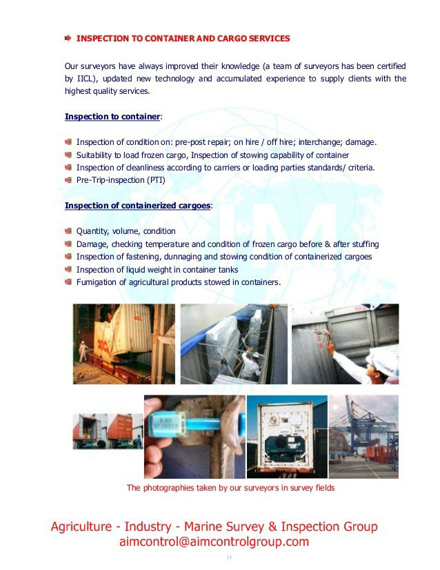 Cargo Control Container Inspection