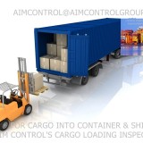 Giám sát xếp hàng hóa vào container