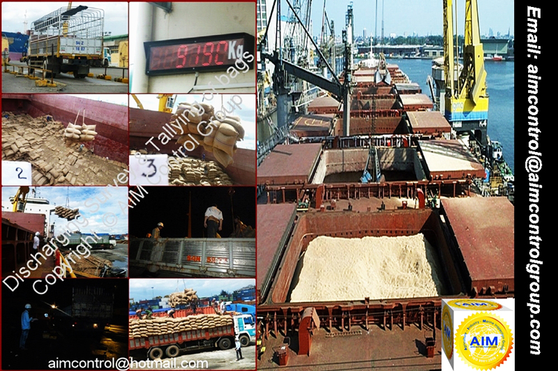 Unloading-inspection-discharging-survey-cargo-vessel