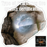 Accreditation of type of Gemstones Ore and quality certification