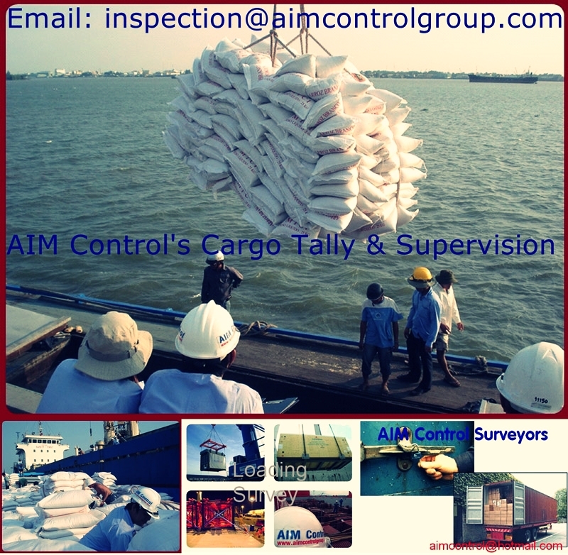 Cargo survey, supervision, sampling, weighing, tallying services